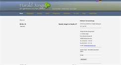Desktop Screenshot of harald-juengst.com