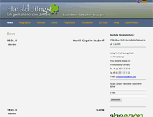 Tablet Screenshot of harald-juengst.com